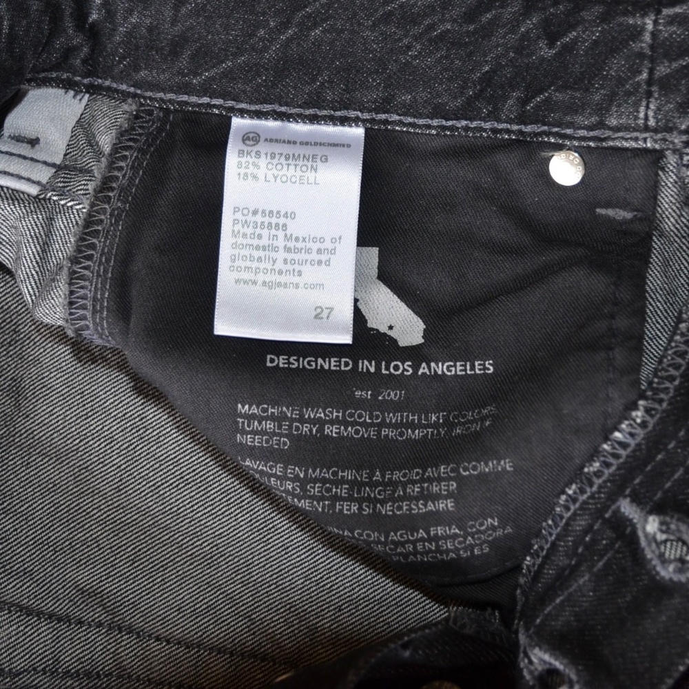 Adriano Goldschmied AG Alexis Straight High-Rise Vintage Fit Jeans NWT - Picture 9 of 9